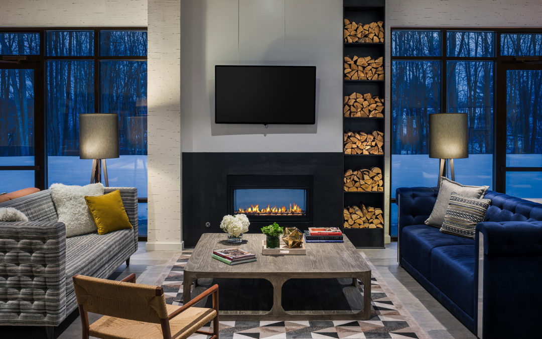 Hotel Zero Fireplace
